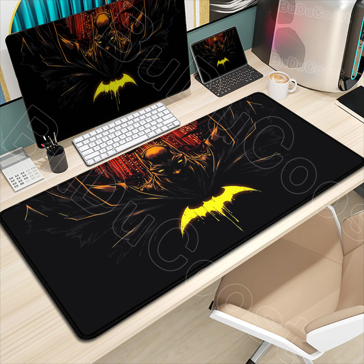 Gaming Keyboard Higround - Podkładka pod mysz B-Batman HD Duża