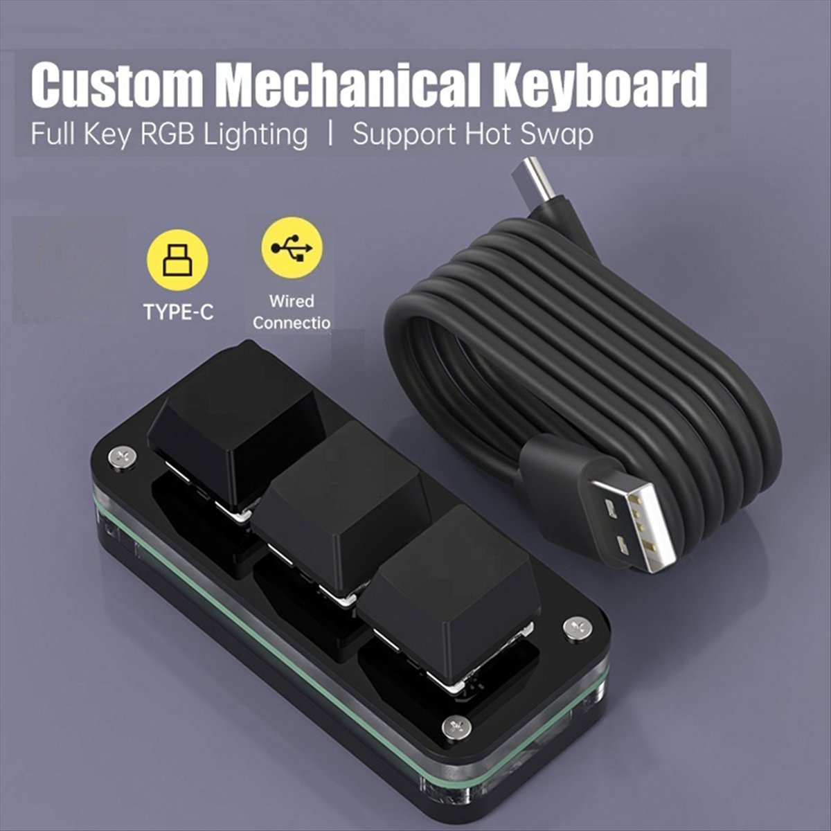 Gaming Keyboard Mini - Mini klawiatura do programowania makro z