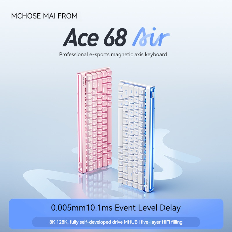 Gaming Keyboard He - Klawiatura mechaniczna Mchose Ace68 Air Magnetic