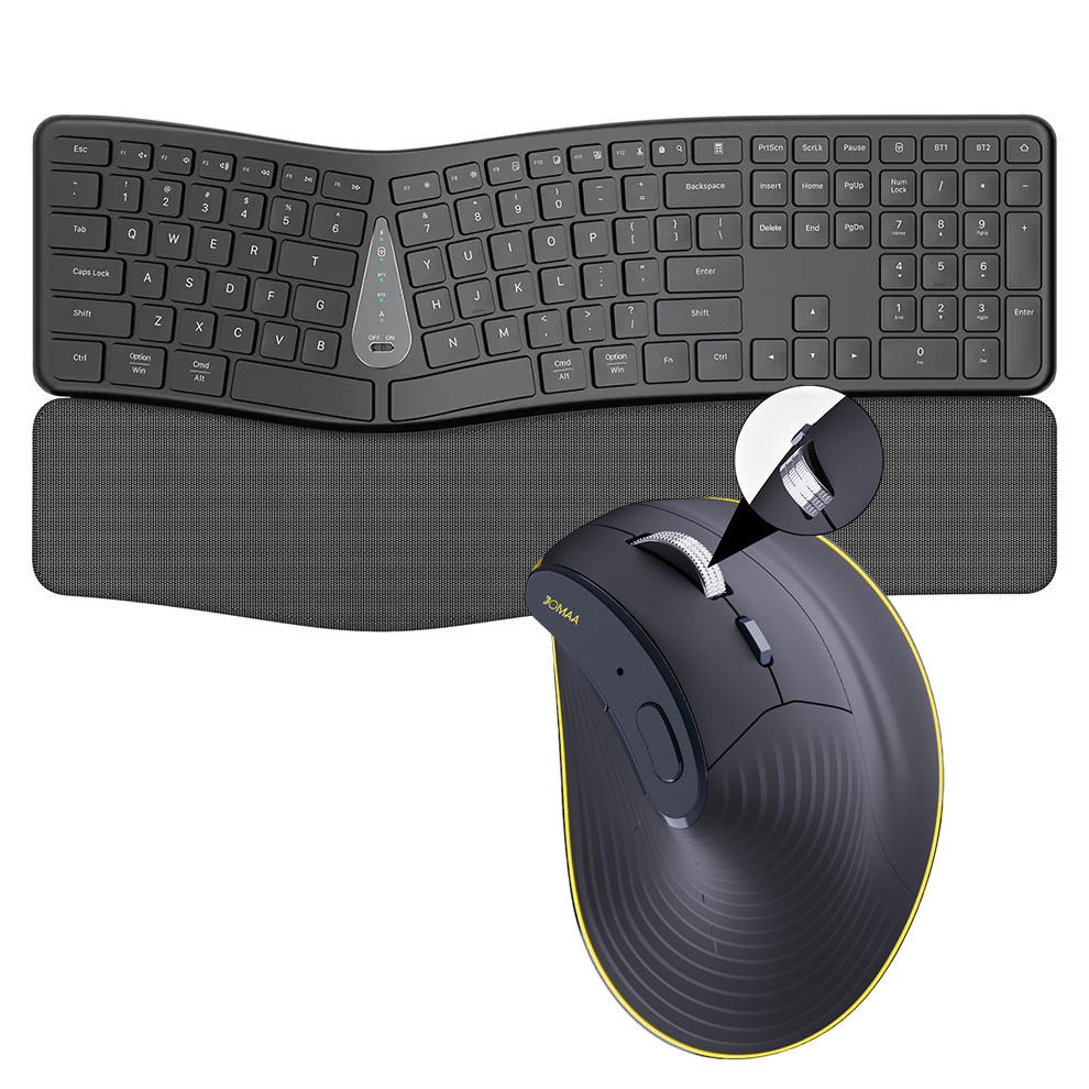 Gaming Keyboard Mouse And Headset Combo - Bezprzewodowy zestaw klawiatura i mysz 2.4G,