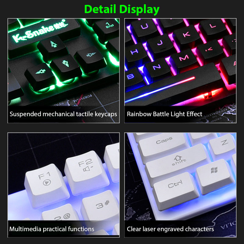 Zestaw klawiatury i myszy KM32 – Gaming Keyboard Mouse And Headset Combo recenzja i cena