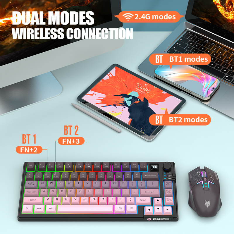 2.4G – bezprzewodowy zestaw kl – Gaming Keyboard Mouse And Headset Combo recenzja i cena