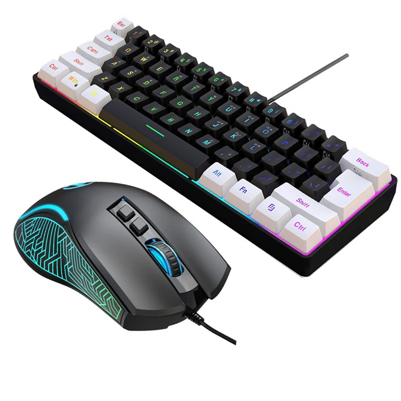 Zestaw Klawiatura i Mysz 60% d – Gaming Keyboard Mouse And Headset Combo recenzja i cena