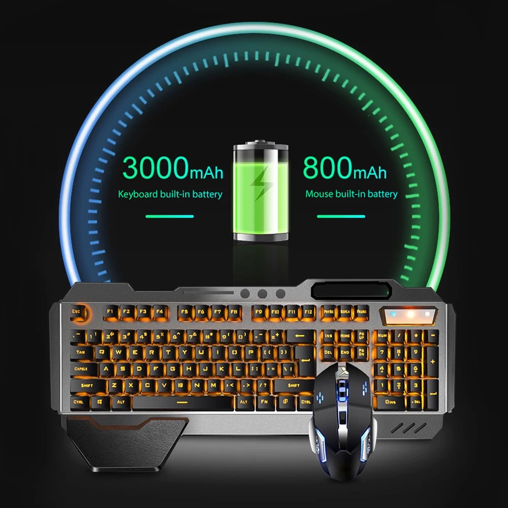 K680 akumulator 2.4G bezprzewo – Gaming Keyboard Mouse And Headset Combo recenzja i cena