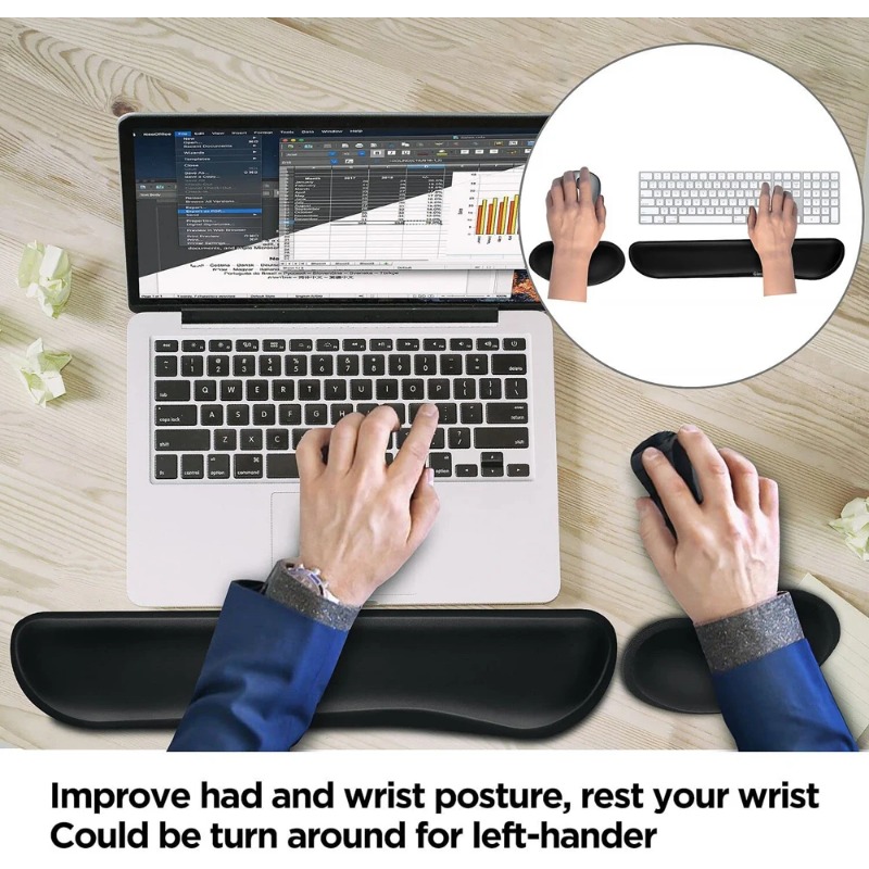 Ergonomiczna podkładka pod nad – Gaming Keyboard Easy To Clean recenzja i cena