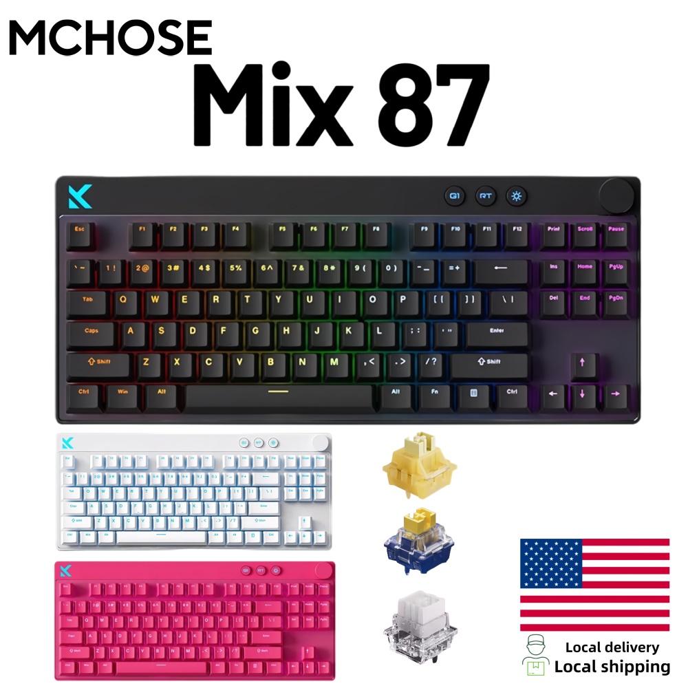 Klawiatura magnetyczna Mchose  – Gaming Keyboard Hot Swappable recenzja i cena