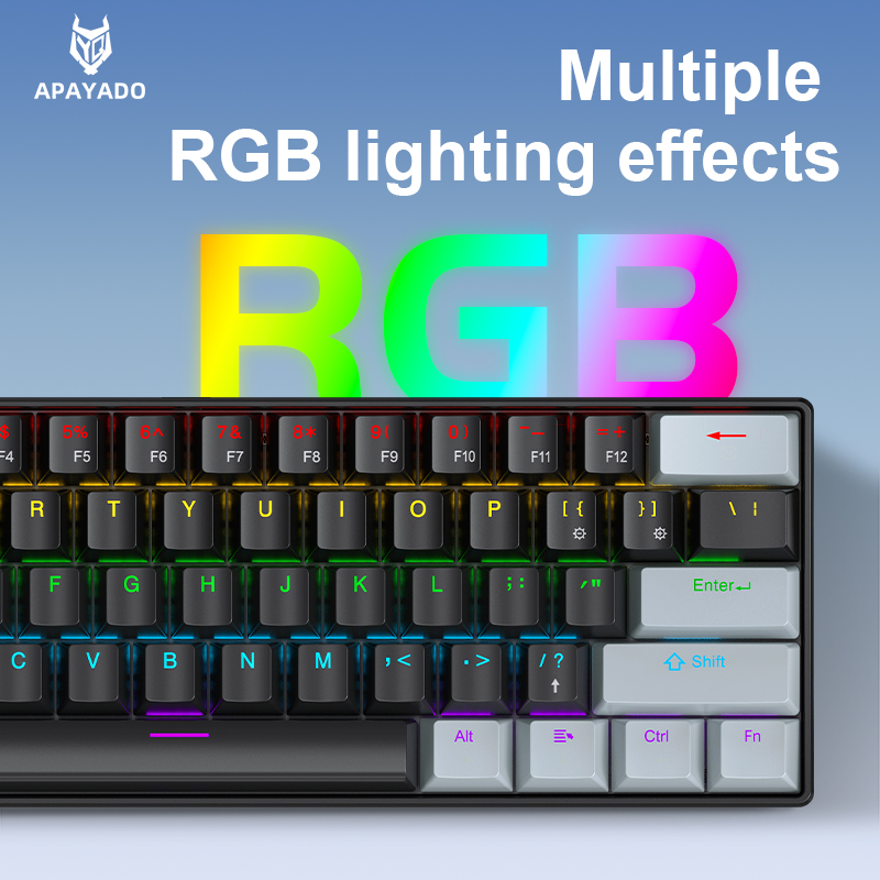 APAYADO K61 Mini Klawiatura Me – Gaming Keyboard Mouse And Headset Combo recenzja i cena