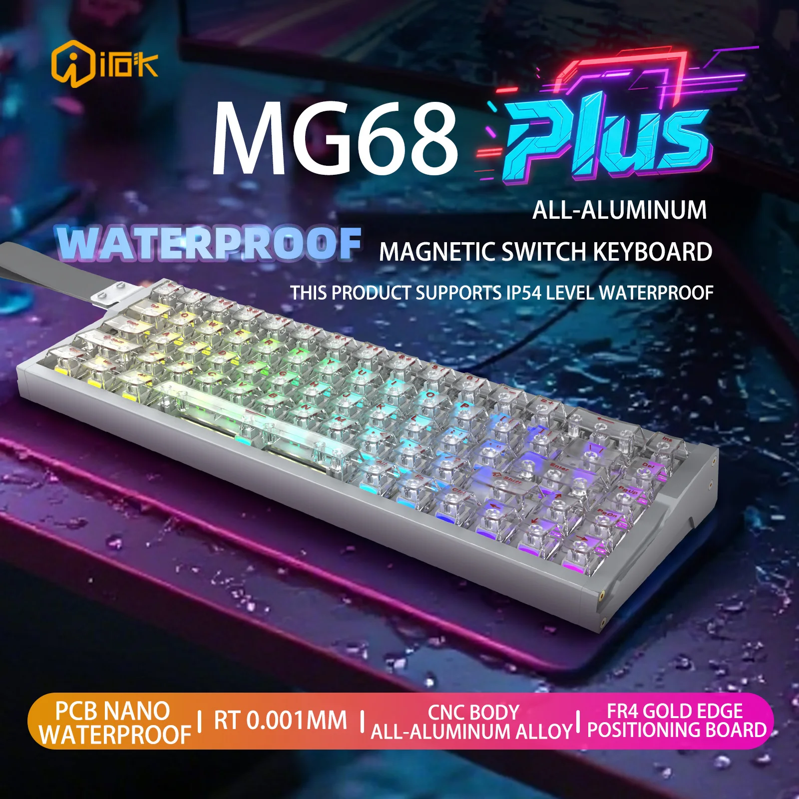 IROK MG68 PRO 8K Magnetyczny P – Gaming Keyboard Hot Swappable recenzja i cena