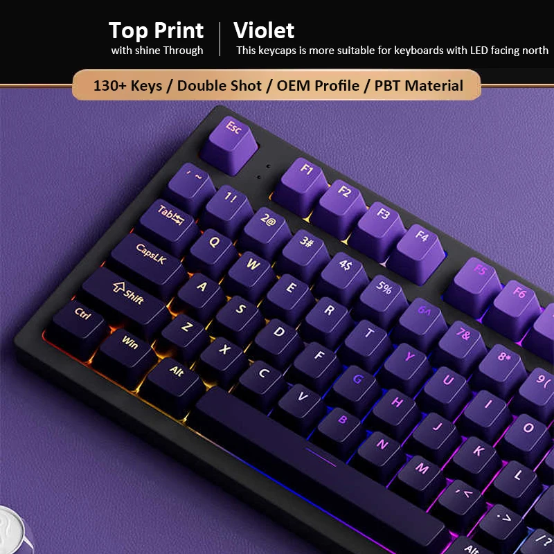 Niestandardowe Gradientowe Fio – Gaming Keyboard Top recenzja i cena