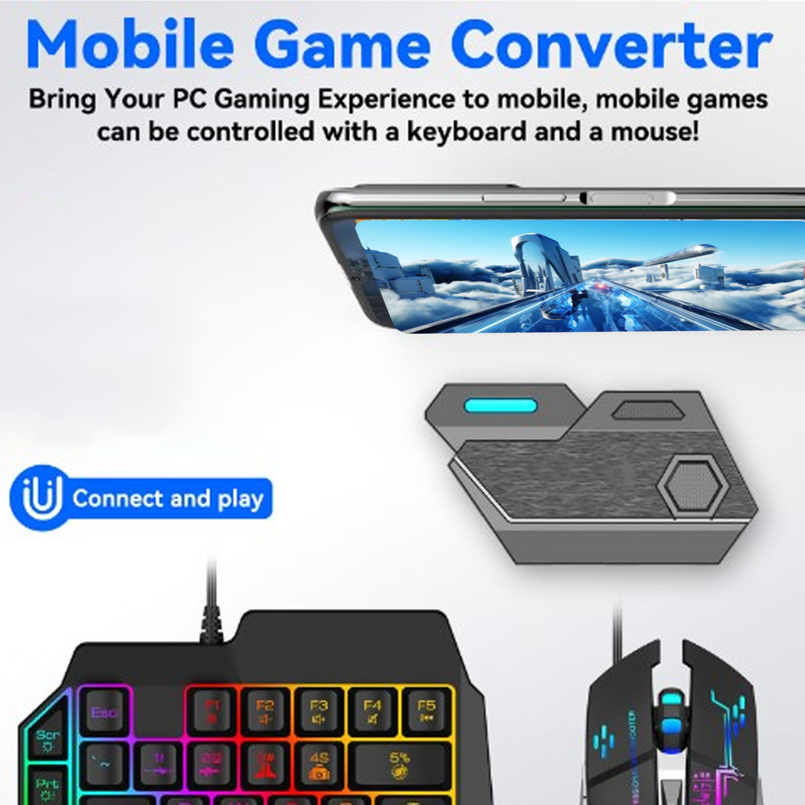 Zestaw do gier mobilnych: klaw – Gaming Keyboard Mobile recenzja i cena