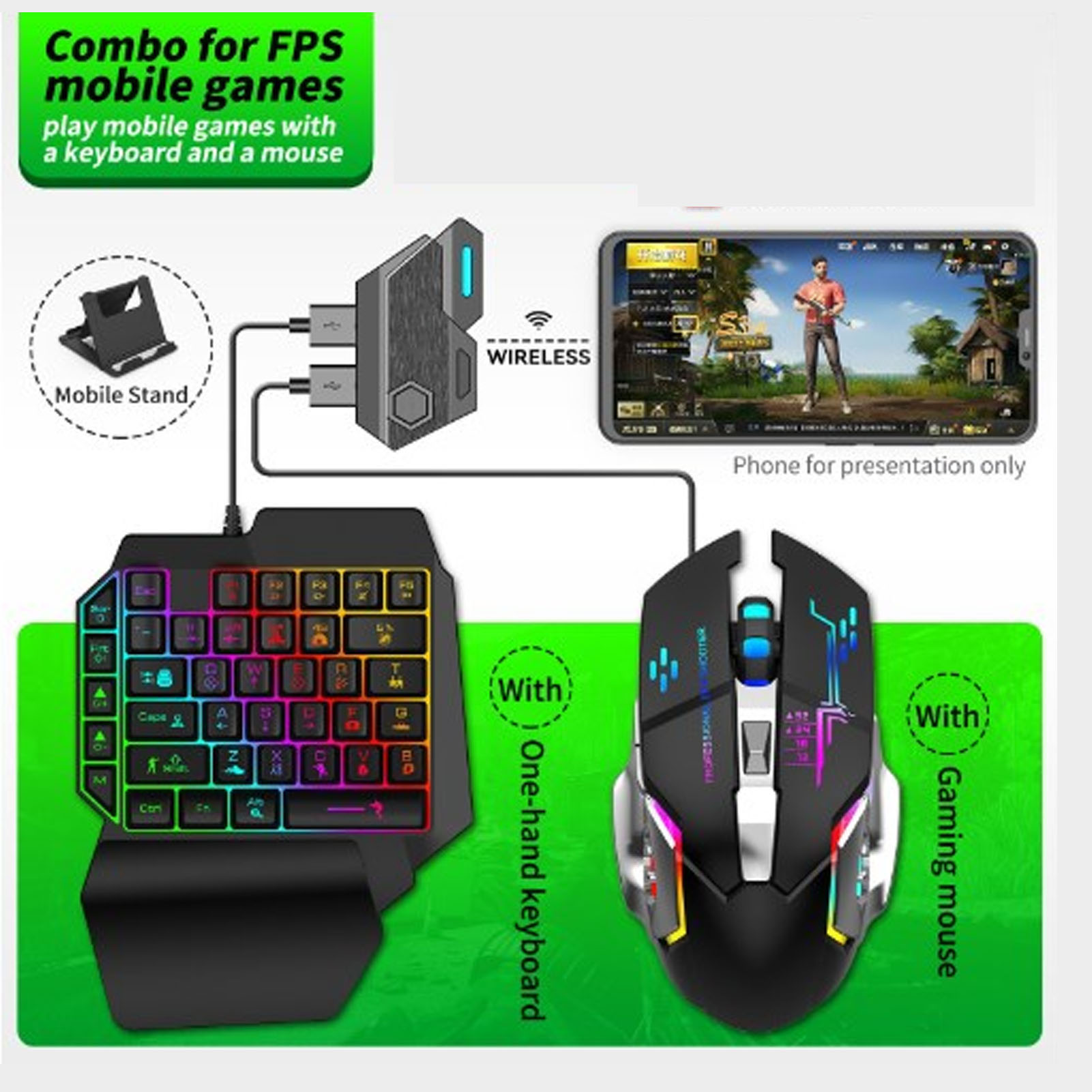Zestaw do gier mobilnych: klaw – Gaming Keyboard Mobile recenzja i cena