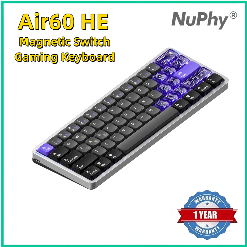 Klawiatura do gier NuPhy Air60 – Gaming Keyboard He recenzja i cena