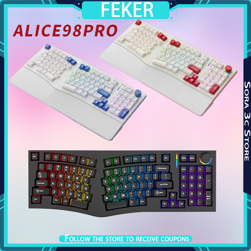 Klawiatura mechaniczna FEKER A – Gaming Keyboard Hot Swappable recenzja i cena