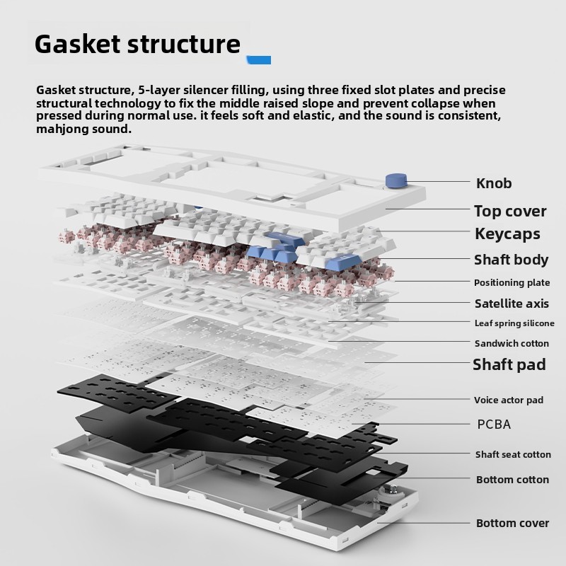 Klawiatura mechaniczna FEKER A – Gaming Keyboard Hot Swappable recenzja i cena