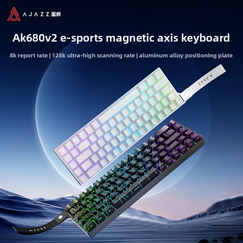 AJAZZ AK680 V2 Klawiatura mech – Gaming Keyboard Hot Swappable recenzja i cena