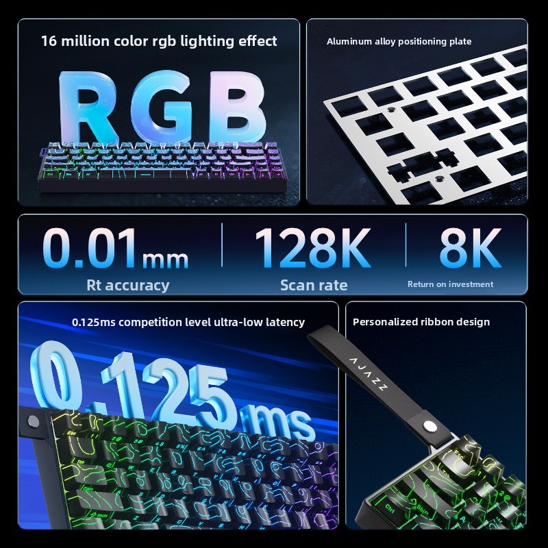 AJAZZ AK680 V2 Klawiatura mech – Gaming Keyboard Hot Swappable recenzja i cena