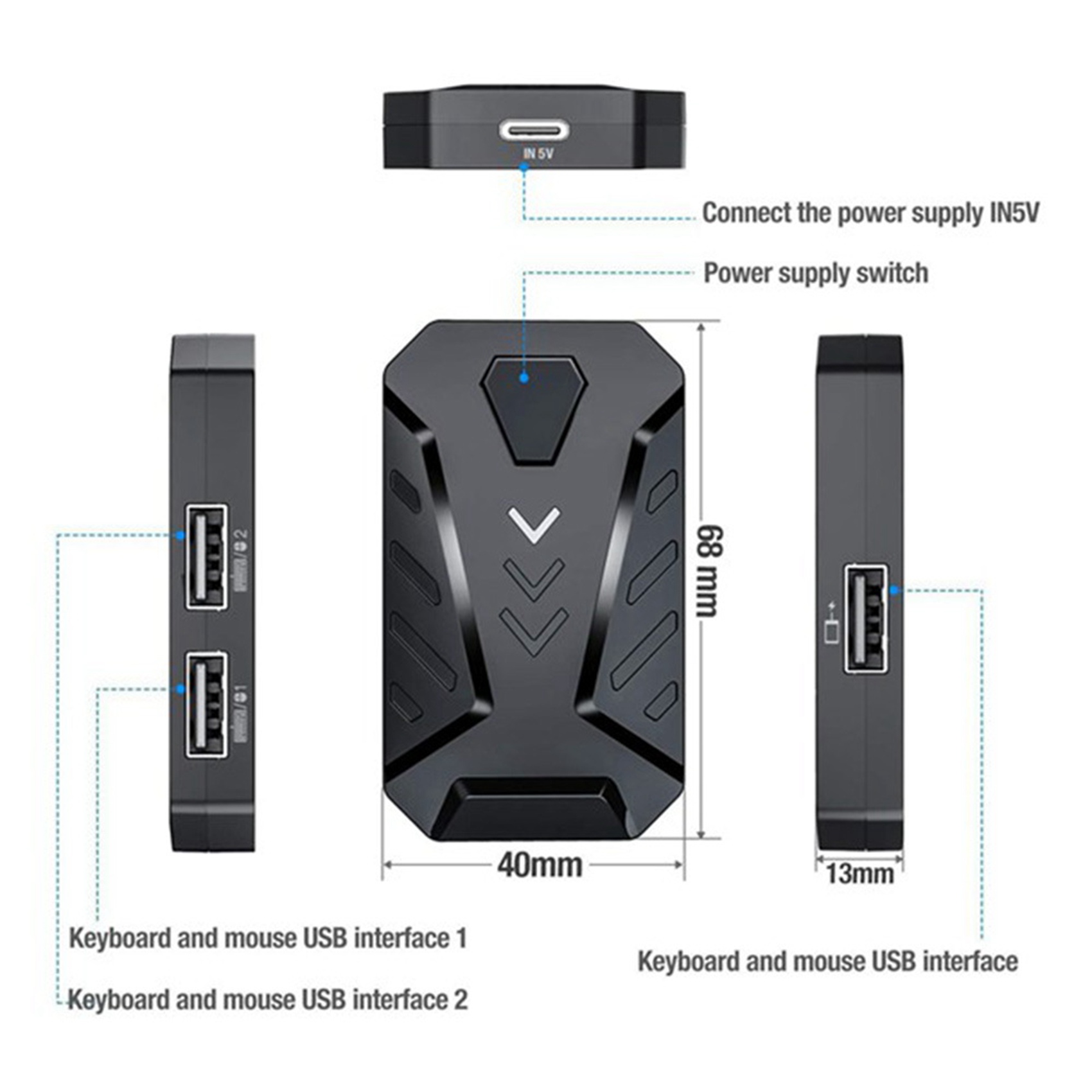 -A94Z Przenośny adapter do kla – Gaming Keyboard Mobile recenzja i cena
