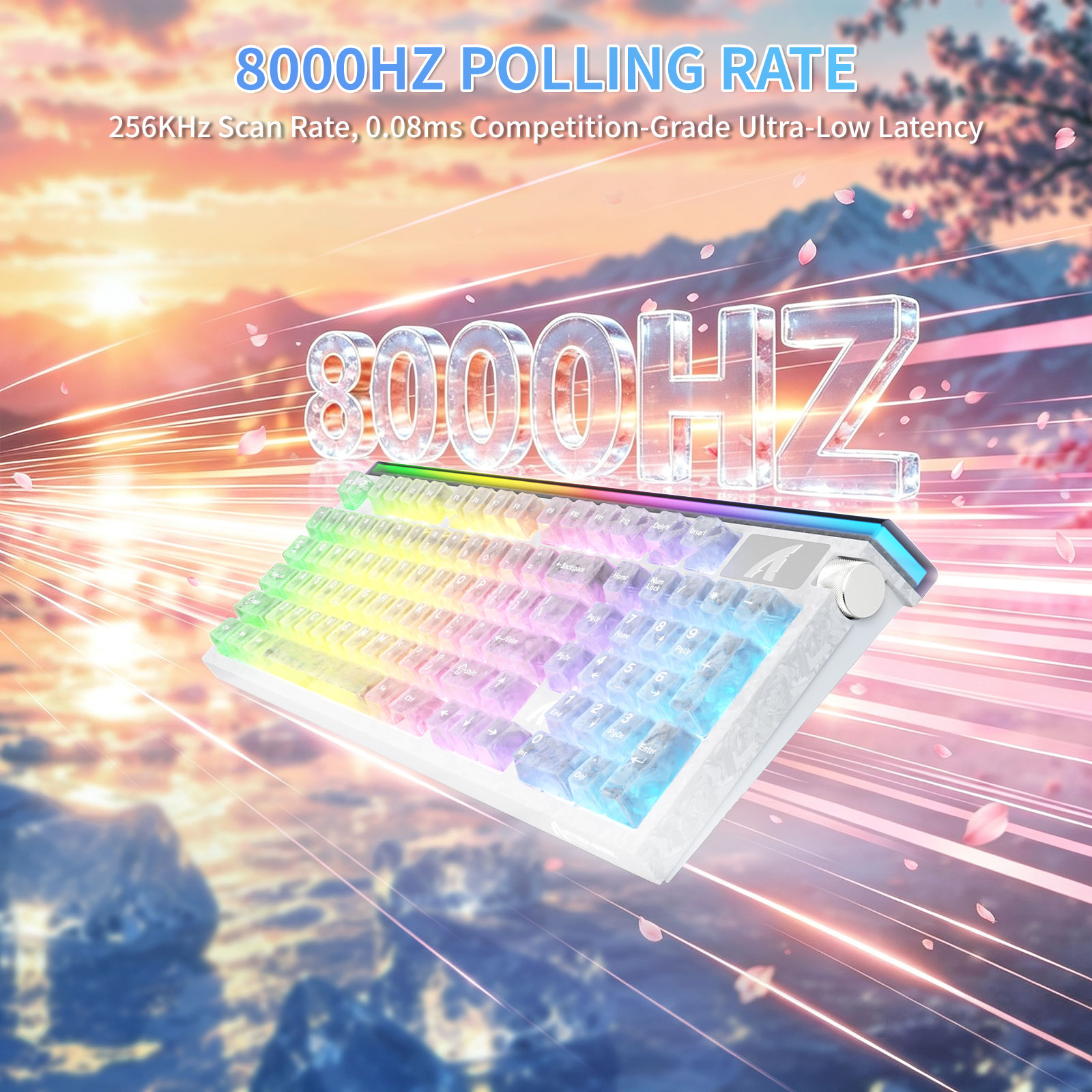 ATTACK SHARK R98 HE z kablem C – Gaming Keyboard Hot Swappable recenzja i cena